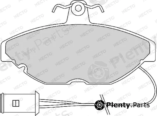 Necto FD2024A — Brake Pad Set, disc brake ALTA PRESTACION