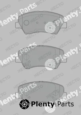 Necto FD7609A — Brake Pad Set, disc brake ALTA PRESTACION