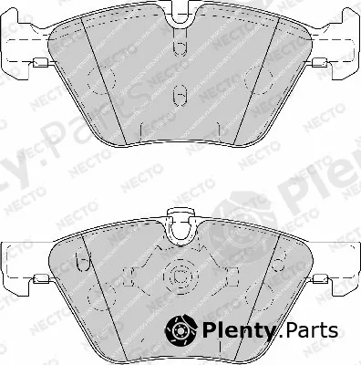 Necto FD7180A — Brake Pad Set, disc brake ALTA PRESTACION