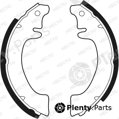 Necto N1036 — Brake Shoe Set ALTA PRESTACION