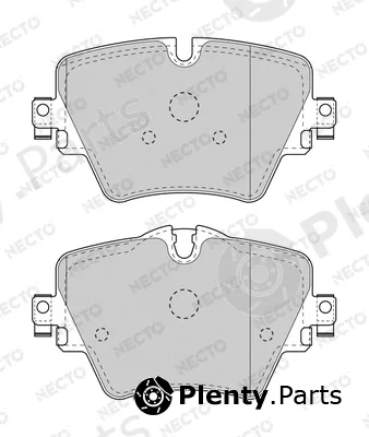 Necto FD7632A — Brake Pad Set, disc brake ALTA PRESTACION