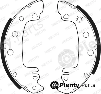 Necto N1167 — Brake Shoe Set ALTA PRESTACION