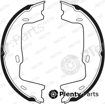Necto N1565 — Brake Shoe Set, parking brake ALTA PRESTACION