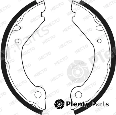 Necto N1398 — Brake Shoe Set, parking brake ALTA PRESTACION