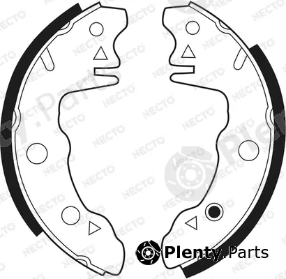 Necto N1044 — Brake Shoe Set ALTA PRESTACION