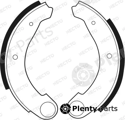 Necto N1002 — Brake Shoe Set ALTA PRESTACION