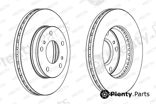 Necto WN820 — Brake Disc ALTA PRESTACION