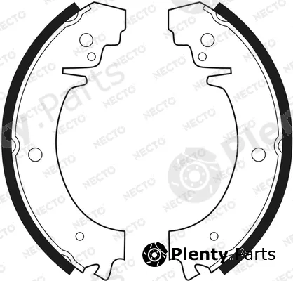 Necto N1335 — Brake Shoe Set ALTA PRESTACION