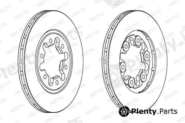 Necto WN670 — Brake Disc ALTA PRESTACION