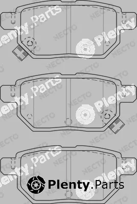 Necto FD7500A — Brake Pad Set, disc brake ALTA PRESTACION