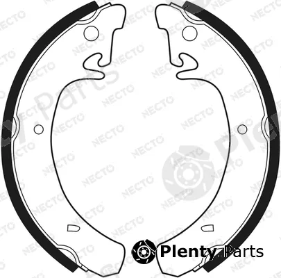 Necto N1353 — Brake Shoe Set ALTA PRESTACION