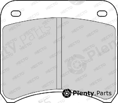 Necto FD601A — Brake Pad Set, disc brake ALTA PRESTACION