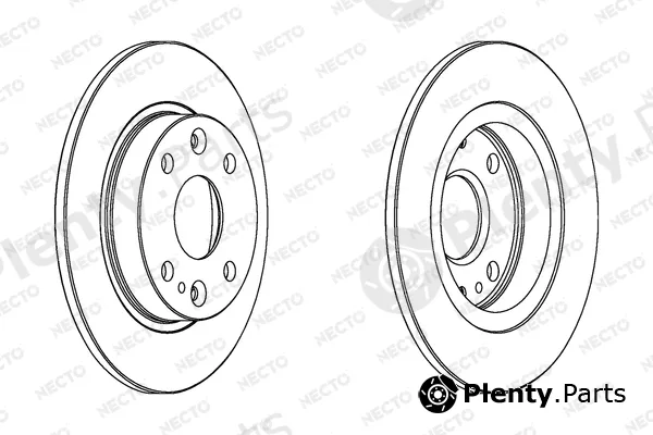 Necto WN1022 — Brake Disc ALTA PRESTACION
