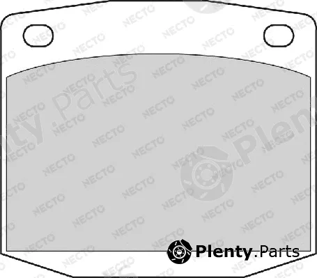 Necto FD6334A — Brake Pad Set, disc brake ALTA PRESTACION