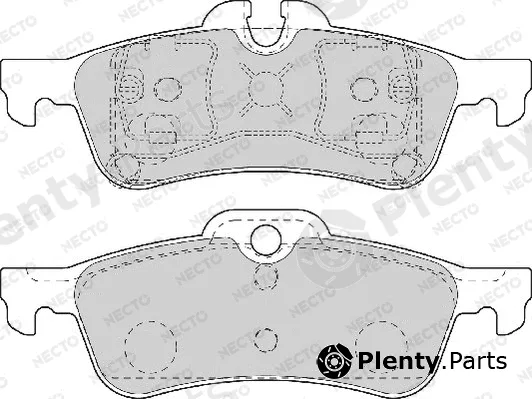 Necto FD7103A — Brake Pad Set, disc brake ALTA PRESTACION