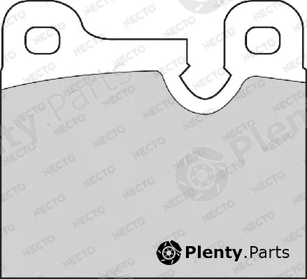 Necto FD4138A — Brake Pad Set, disc brake ALTA PRESTACION