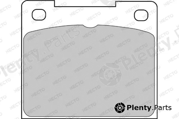 Necto FD230A — Brake Pad Set, disc brake ALTA PRESTACION