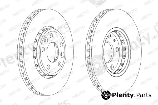 Necto WN1522 — Brake Disc ALTA PRESTACION