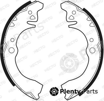 Necto N1475 — Brake Shoe Set ALTA PRESTACION