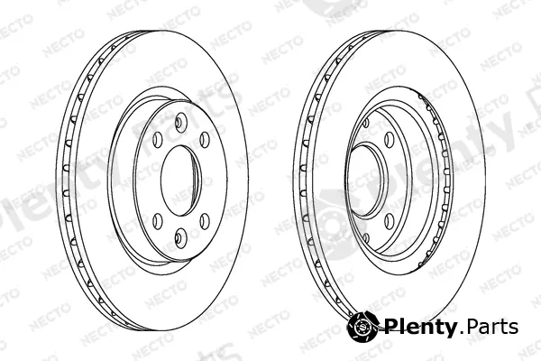 Necto WN1102 — Brake Disc ALTA PRESTACION