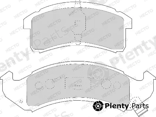 Necto FD6604A — Brake Pad Set, disc brake ALTA PRESTACION