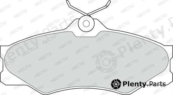 Necto FD6263V — Brake Pad Set, disc brake ALTA PRESTACION