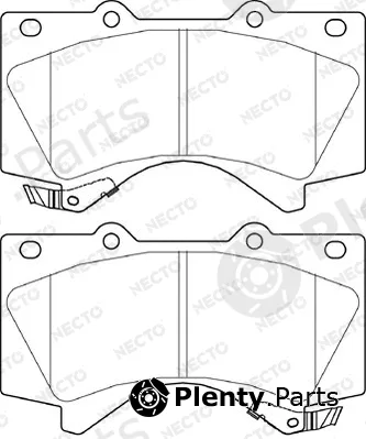 Necto FD7432A — Brake Pad Set, disc brake ALTA PRESTACION