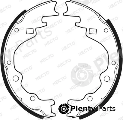 Necto N1467 — Brake Shoe Set ALTA PRESTACION