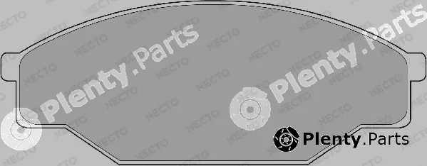 Necto FD6264A — Brake Pad Set, disc brake ALTA PRESTACION