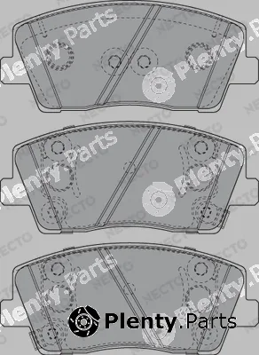 Necto FD7764A — Brake Pad Set, disc brake ALTA PRESTACION