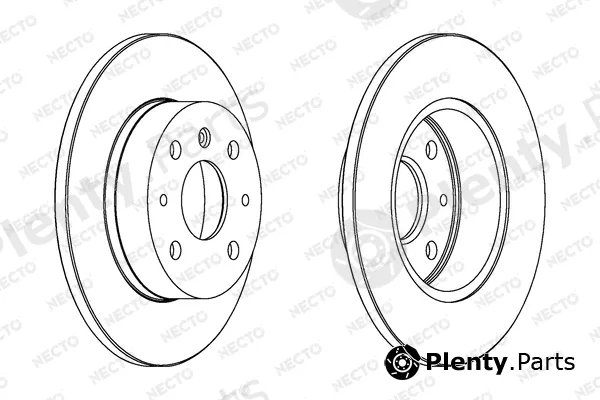Necto WN782 — Brake Disc ALTA PRESTACION
