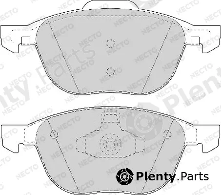 Necto FD7078A — Brake Pad Set, disc brake ALTA PRESTACION