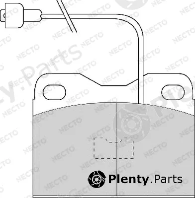 Necto FD426A — Brake Pad Set, disc brake ALTA PRESTACION