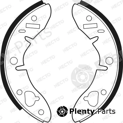 Necto N1161 — Brake Shoe Set ALTA PRESTACION