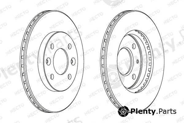 Necto WN403 — Brake Disc ALTA PRESTACION