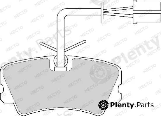 Necto FD461A — Brake Pad Set, disc brake ALTA PRESTACION