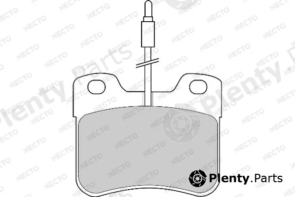 Necto FD4175A — Brake Pad Set, disc brake ALTA PRESTACION