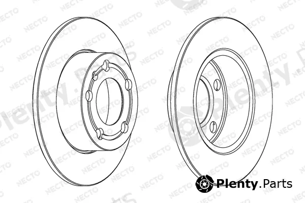 Necto WN917 — Brake Disc ALTA PRESTACION