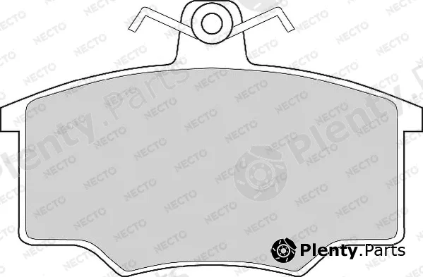 Necto FD267A — Brake Pad Set, disc brake ALTA PRESTACION