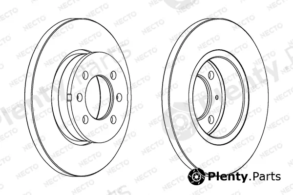 Necto WN412 — Brake Disc ALTA PRESTACION
