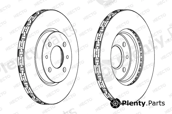 Necto WN786 — Brake Disc ALTA PRESTACION
