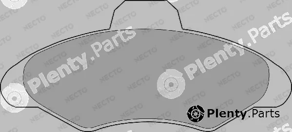 Necto FD6314A — Brake Pad Set, disc brake ALTA PRESTACION
