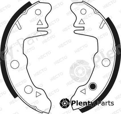 Necto N1016 — Brake Shoe Set ALTA PRESTACION
