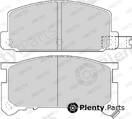 Necto FD6197A — Brake Pad Set, disc brake ALTA PRESTACION