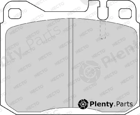Necto FD4093A — Brake Pad Set, disc brake ALTA PRESTACION