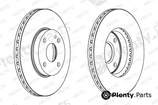 Necto WN953 — Brake Disc ALTA PRESTACION