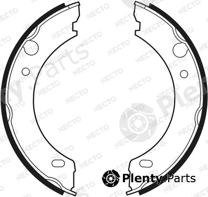 Necto N1524 — Brake Shoe Set, parking brake ALTA PRESTACION