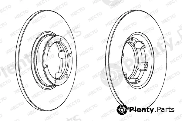 Necto WN158 — Brake Disc ALTA PRESTACION