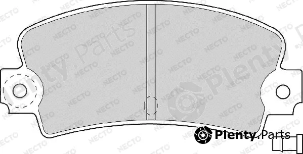 Necto FD614A — Brake Pad Set, disc brake ALTA PRESTACION