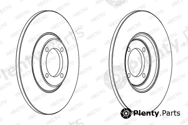 Necto WN165 — Brake Disc ALTA PRESTACION